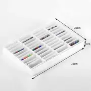 44 Grids Nail Art Storage Box Empty Nail Rhinestones Display Organizer