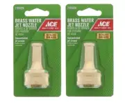 2 Pack Brass Water Hose Jet Nozzle Sprayer NEW