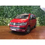 1/18 NZG VOLKSWAGEN VW MULTIVAN T6 2017 RED 9542/10【MGM】