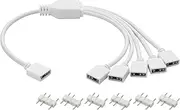 YAODHAOD 1 to 3 ARGB Splitter Cable,5V 3Pin ARGB Splitter Cable (3Pin, 1 to 5)