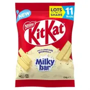 Nestle Kit Kat White Chocolate Milkybar Fun Pack 154g x 1