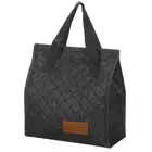 Lunch Box for Women/Men, Insulated Cooler Lunch Bag, 9.8x4.7x9.1 Inch Black