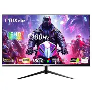 FYHXele FY24FHR 24 Inch 180Hz Gaming Monitor 1ms IPS HDR AMD FreeSync Premium Full HD 1080P Ultra Fast Refresh Rate with