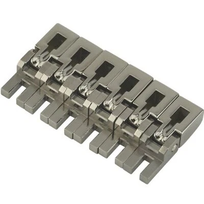 Floyd Rose FRS2BSSBN Special Series Bridge Saddles, Set of 6, Black Nickel