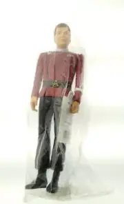 New Star Trek Generations Captain Kirk Vinyl Figure Doll, Applause 1994 f79