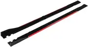 2.2M 2M Side Skirt Extension Splitters Body Apron Lip Splitter Winglet Compatible for A3 A4 A5 A6 A7 A7 A8 Q3 Q5 Q7 RS5 RS6 RS7 S3 S4(2.2m red)