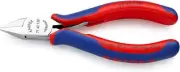 KNIPEX Tools 5-1/4" Electronics Diagonal Cutter, Ergonomic Grip (7742130)