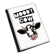 Moody Cow Passport Holder Cover Case Wallet - Wife Girlfriend Valentines Day