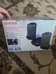 AIWA SC-A75 Power Booster Speakers for Walkman New In box