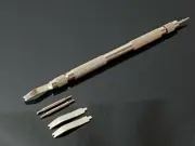 Watch Repair Spring Bar Tool Steel Link Remover Pin Pusher with 4 Spare Tips USA
