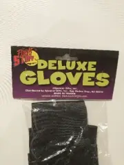 fright stuff deluxe gloves 21" Satin Halloween Made In Taiwan