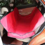 Dog Back Car Seat Cover NonSlip Waterproof Pet Cat Hammock Protector Mat Red