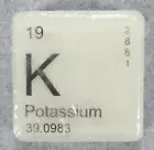 PERIODIC TABLE ELEMENT "K" POTASSIUM NOVELTY HAND BATH SOAP-4 oz JUST BUBBLY NEW