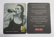 AUSTRALIA Beer Mat Coaster JAMES BOAG'S PREMIUM Beer LADY DRINK 2010 Collect AU