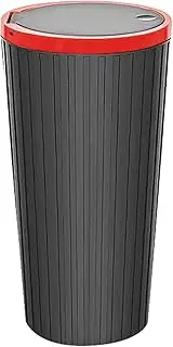 Car Waste Storage, Car Trash Can, Car Garbage Container with Lid, Car Cup Type Trash Can, Portable Car Trash Bin, Multifunctional Auto Small Trash Bin for Home, Backrest, Kitchen