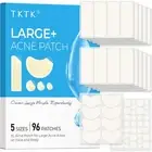 Large Pimple Patches for Face XL Acne Patches 60 x 20 mm Big Hydrocolloid Ban...