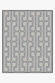 245' x 305' | Machine Washable Runner Rug | Kid & Pet Friendly | Indoor Rug | Jonathan Adler Greenwich Grey Rug | Ruggable