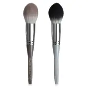 2pcs Professional Premium Blush Bronzer Highlighter Face Makeup Brush Kit Set
