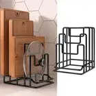 Metal Cutting Board Rack Household Pots Pan Lids Rack Restaurant Home Kitchen