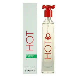 【台灣專櫃貨】BENETTON 班尼頓 HOT 熱水 女性淡香水 100ML 新舊包裝隨機出貨 女香 香水推薦 小眾香水