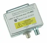 Cable TV Isolator CS-4002 Foxtel and Telstra approved - Australian stock