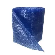 UOFFICE Small Bubble Blue Wrap - 60' x 12" Wide perforated every 12"
