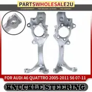 2x Front LH & RH Steering Knuckle for Audi A6 Quattro 2005-11 4.2L S6 07-11 5.2L (for: Audi)