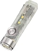 RovyVon A5U G4 Flashlight Luminous Glow in The Dark,650 Lumens 8 Modes High Lumen Rechargeable EDC Keychain Flashlights with White Sidelight Multifunctional for Daily Use,Outdoors