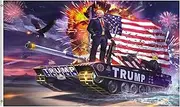Trump Flag 3x5 Outdoor 2024, Donald Trump Garden Tank Flags Banner Indoor Outdoor for American President (2 Brass Grommets)…