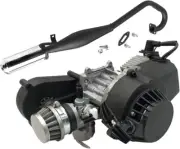 49CC 2 Stroke Engine Motor + Exhaust For Pocket Dirt Quad Bike Scooter ATV