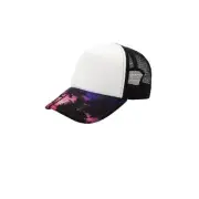 Trucker Hats with Mesh Back Beach Palm Trees Sunset Snapback Hat