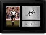 HWC Trading FR A4 Kevin Keegan Newcastle Utd Gifts Printed Signed Autograph Picture for Fans and Supporters - A4 Framed