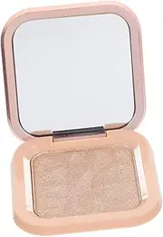 Ipetboom Face Highlighter Shimmer Glitter Makeup Powder Highlighter for Face Body Hair Women's Highlighter Makeup Powder Palette Gold
