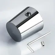 [Benlari] Chrome Heel Shift Eliminator Cap Shaft Cap Compatible for Harley Davidson Touring Road King, Street Glide, Electra Glide, Trike 1980-2024