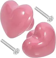 FELTECHELECTR Heart Knobs Drawer Knobs Cabinet Handles Knobs for Dressers Easy Install