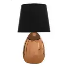 Larson Touch Table Desk Lamp Copper Metal Base - Black