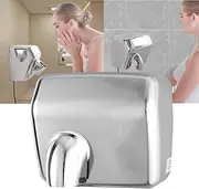 CHAOFLIGHT Hand Dryer, High-Speed Commercial Fast Dryer 2300W Powerful Stainless Steel Wall Mount Hand Dryer with Rotating Air Outlet for Office,Restaurant,Mall,Restroom,Bathroom(Stainless Steel)