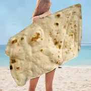 Funny Burrito Microfiber Beach Towel