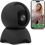 YYSY Security Indoor Camera, 1080P HD Dog & Baby Monitor, 5/2.4GHz with Motion Detection，SD & Cloud Storage，Night Vision Pet & Baby Camera Two Way Audio, Privacy Mode