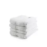 4pc Onkaparinga Flinders Bathroom Hand Towels Set 45x65cm Cotton 600GSM White