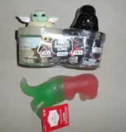 Disney STAR WARS 2-Pack Sensory Slime Grogu & Darth Vader Slime New SlimyGloop