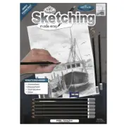 Sketching Made Easy Kit 9"X12"-Fishing Boat