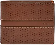 [FOSSIL] ML4694210 Sport Tourer Bifold Wallet, Medium Brown, One Size