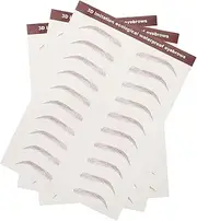 TOGEVAL Temporary Eyebrows Waterproof Fake Eyebrow Easy Peel off Sticker for Natural Look