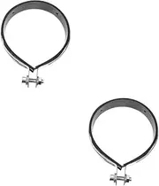 Pcs Motorcycle Exhaust Clamp Mm Inner Diameter Bolt Band Clamp Easy Assembly Noise Reduction Long Lasting