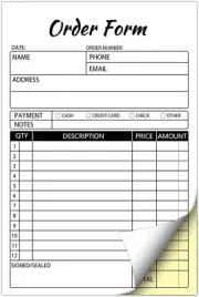 Carbonless 2-Part Sales Order Books, 5.5" x 8.5" for Businesses