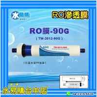 在飛比找蝦皮購物優惠-ADD RO 逆滲透 90G  家用 淨水器 RO膜 (日造