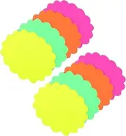 COHEALI 40pcs Fluorescent Explosion Shaped Labels Eye Catching Retail Tags for Goods for Shops and Garage Convenient and Easy to Use Tags