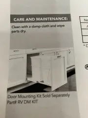 Rev-A-Shelf Bottom Mount Double Bin Trash Can w/Full-Extension Slides 27 Quart