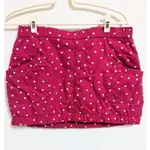 A LA SHA 點點 棉裙 圓點 波點 短裙 燈籠裙 POLKA DOT SKIRT 裙子 桃紅色 PINK